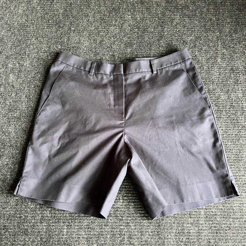 Brooks Brothers 346 Advantage Navy Blue Chino Shorts Women Sz 8 Cotton Tailored‎